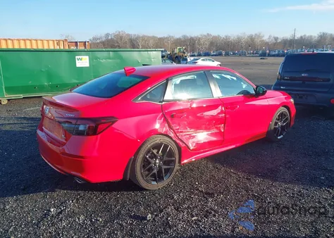 2025 Honda Civic Sport из США, поврежденный, VIN 2HGFE2F5XSH554172